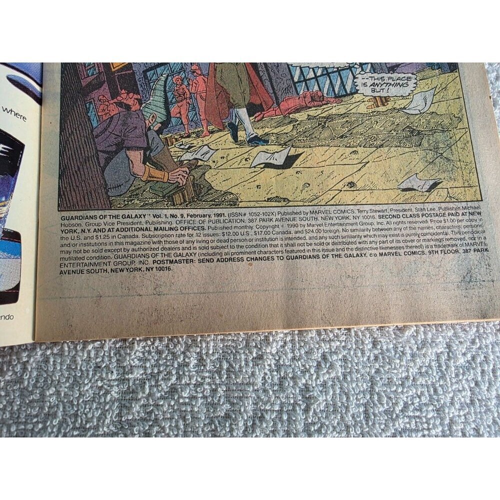 Guardians of the Galaxy #9 Marvel Comic Book 1991 - Picture 4 of 7